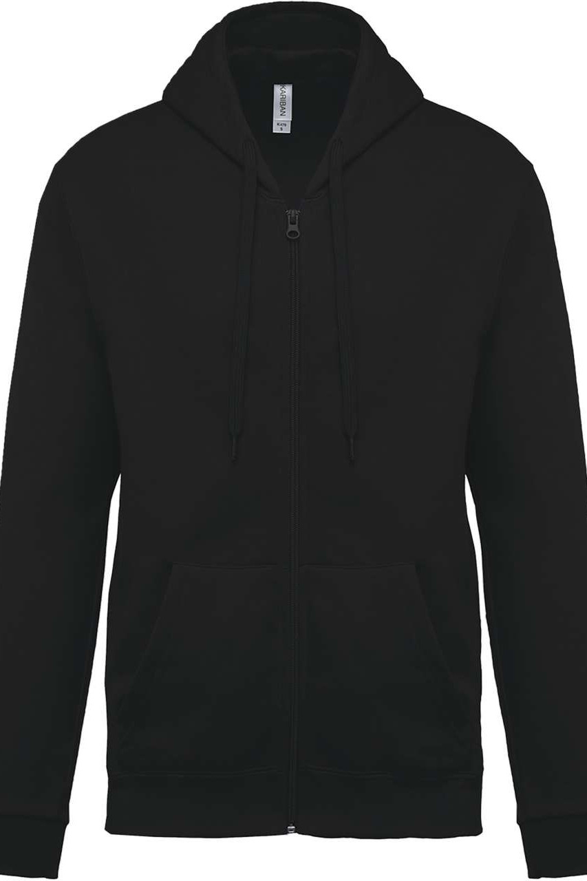 FULL ZIP HOODED SWEATSHIRT