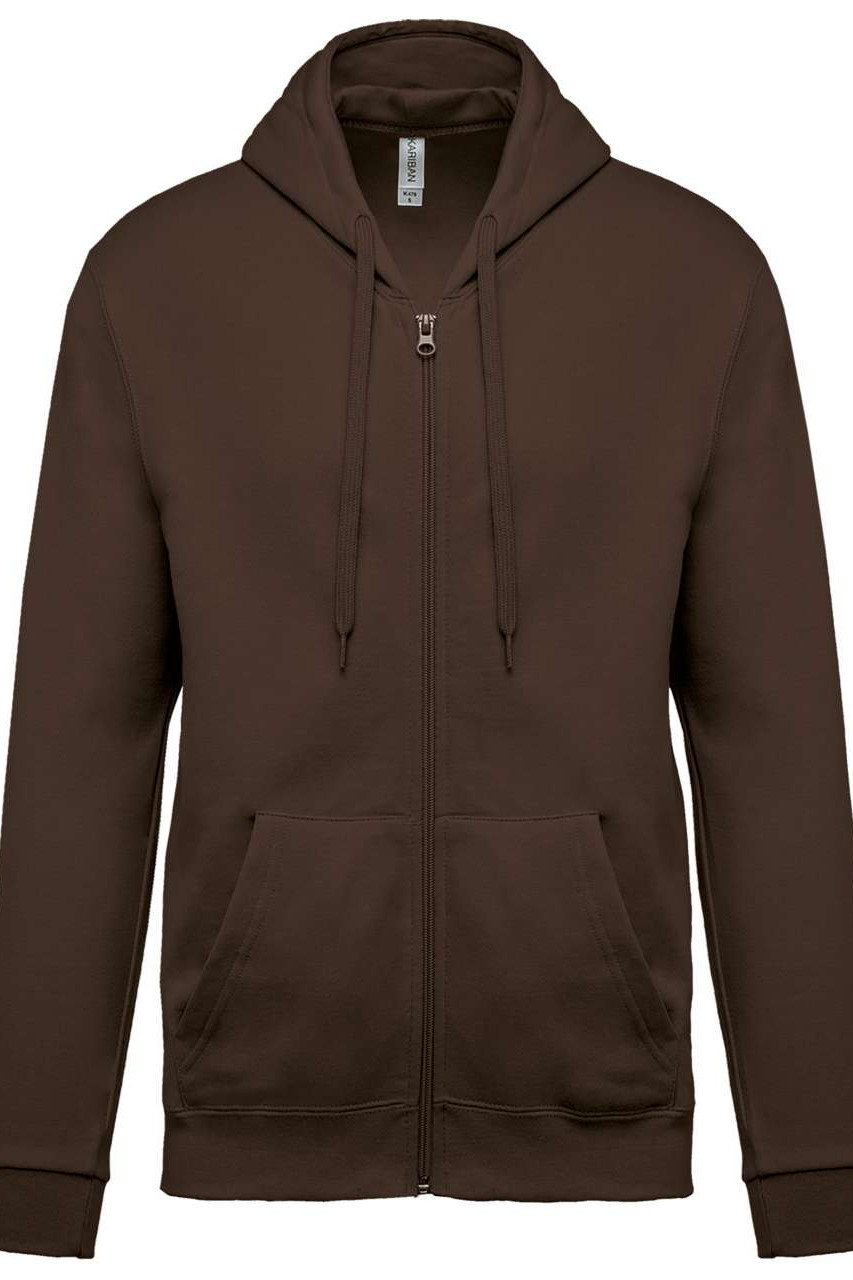 FULL ZIP HOODED SWEATSHIRT