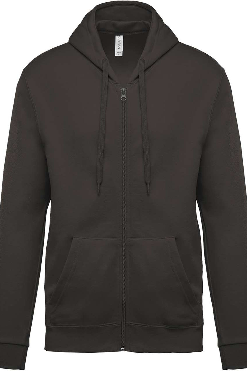 FULL ZIP HOODED SWEATSHIRT