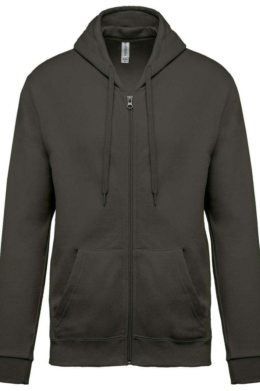FULL ZIP HOODED SWEATSHIRT