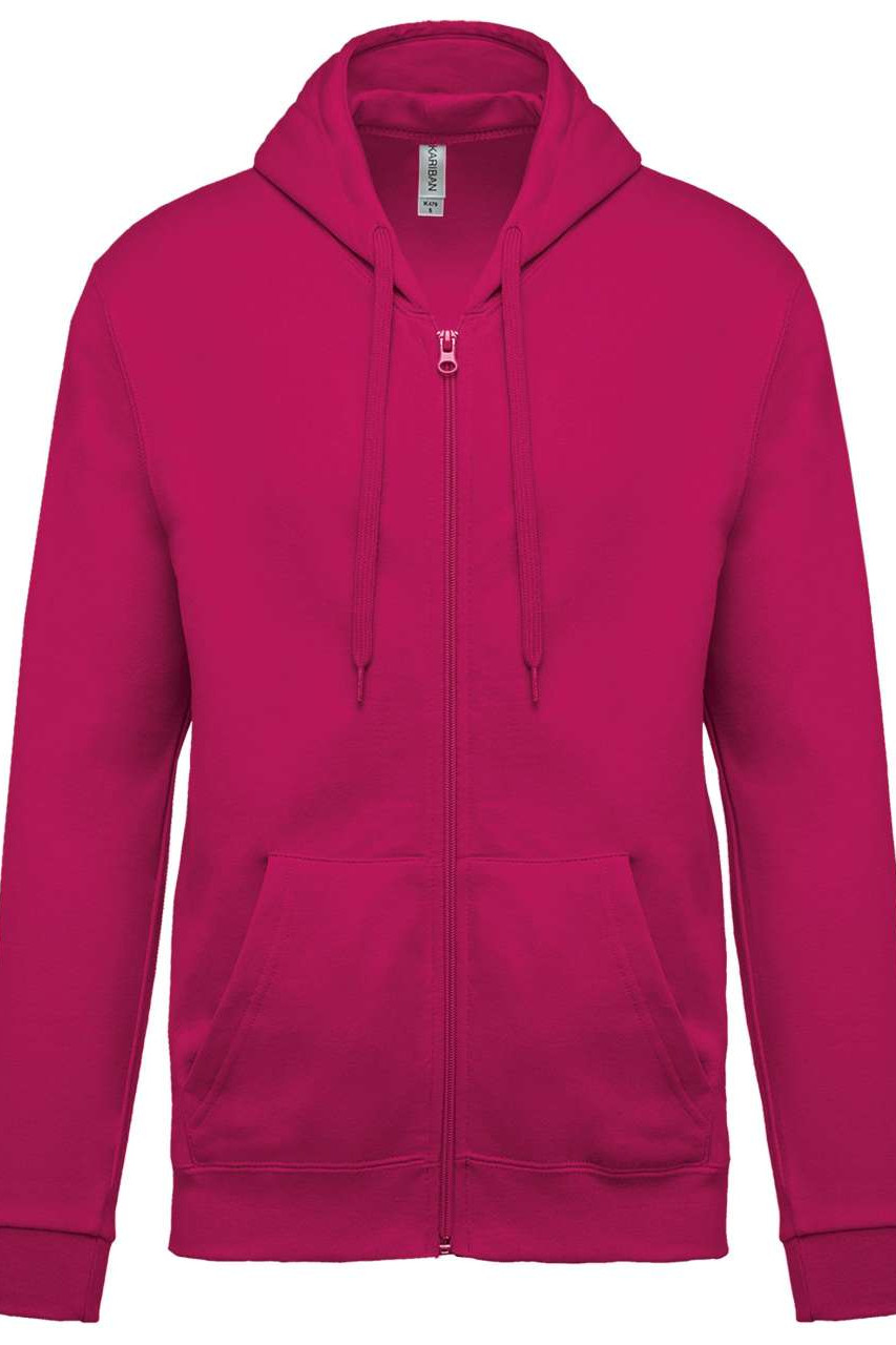 FULL ZIP HOODED SWEATSHIRT