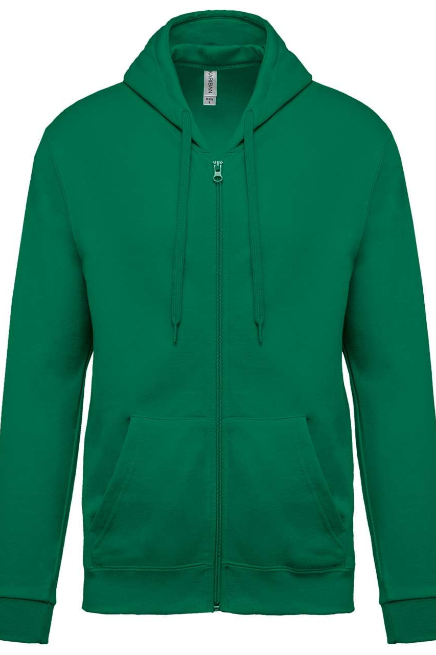 FULL ZIP HOODED SWEATSHIRT