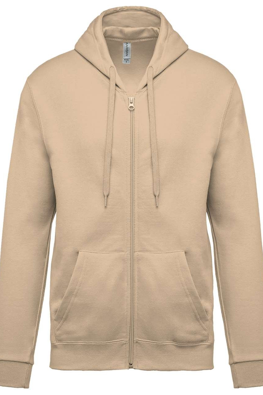 FULL ZIP HOODED SWEATSHIRT