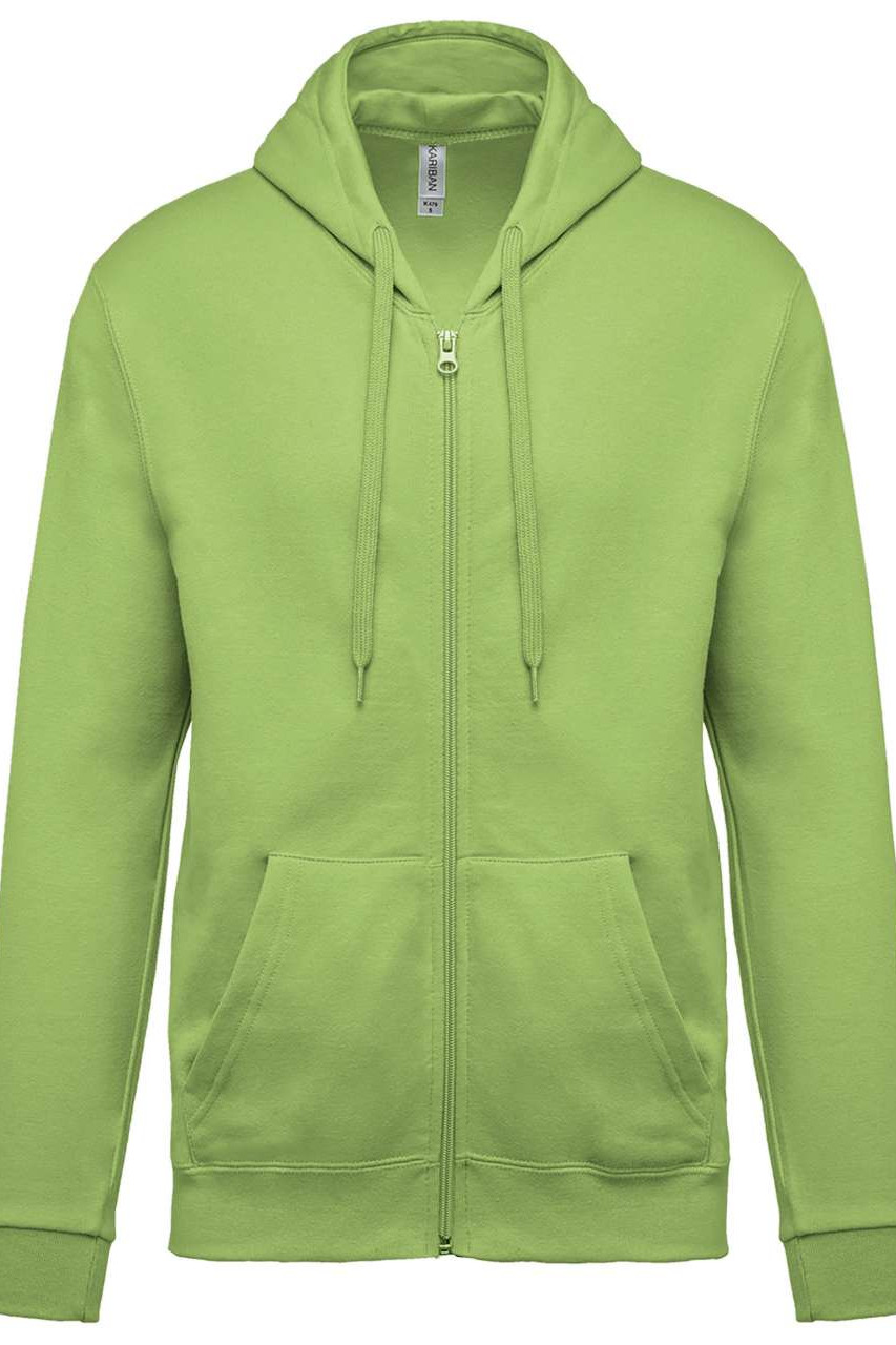FULL ZIP HOODED SWEATSHIRT
