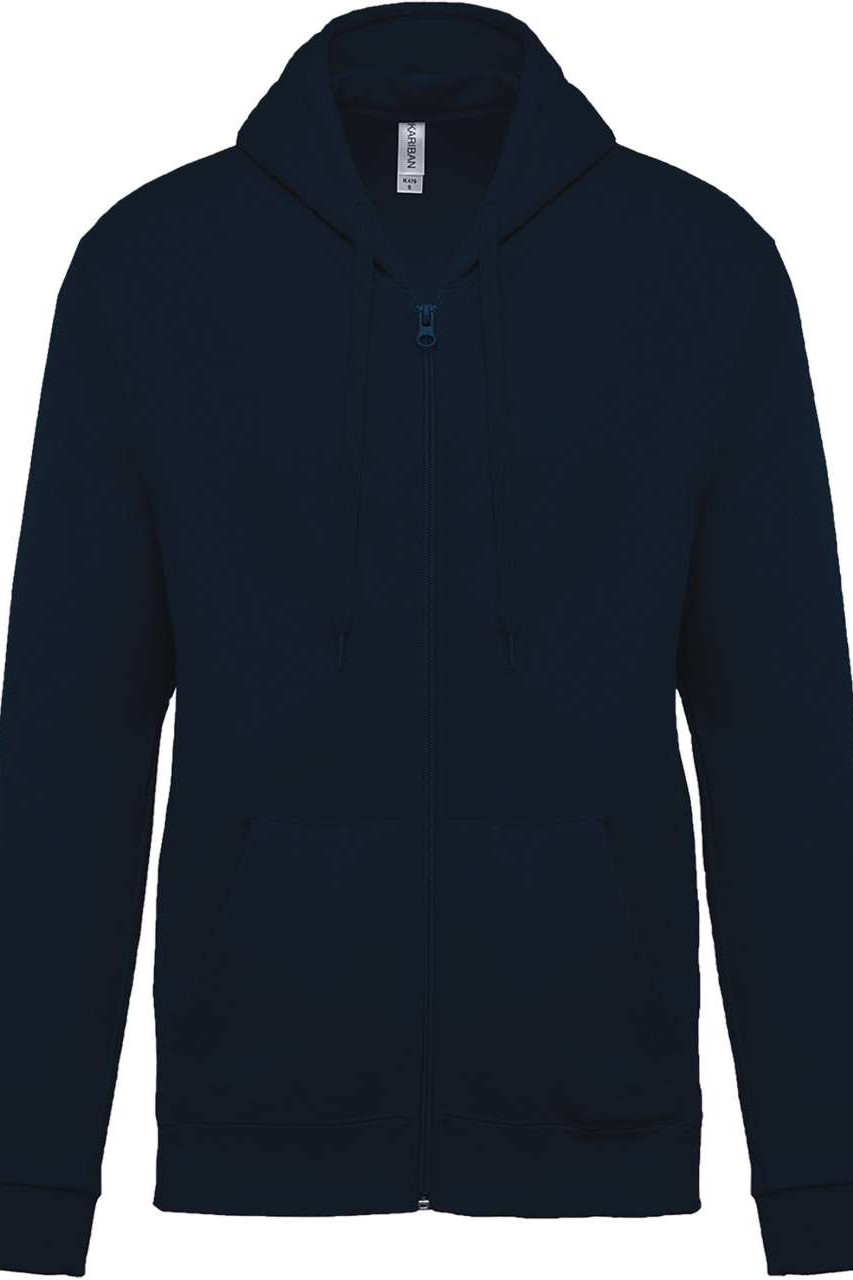 FULL ZIP HOODED SWEATSHIRT