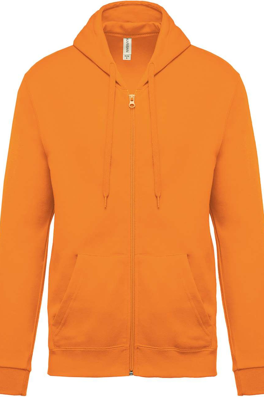 FULL ZIP HOODED SWEATSHIRT