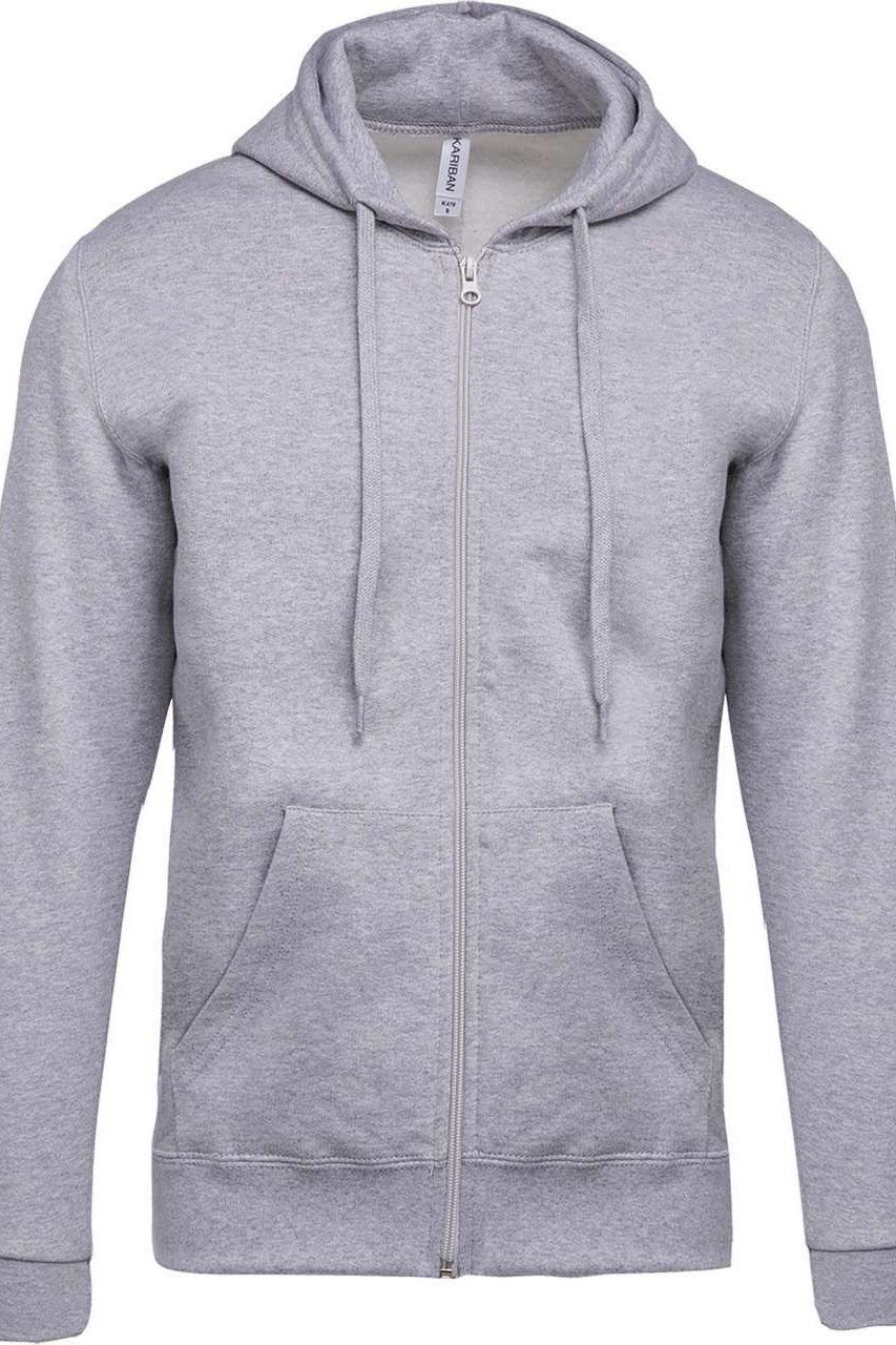 FULL ZIP HOODED SWEATSHIRT
