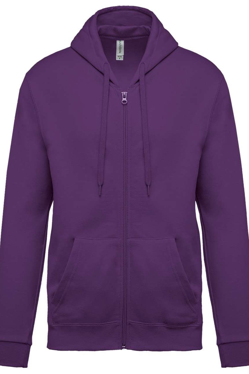 FULL ZIP HOODED SWEATSHIRT