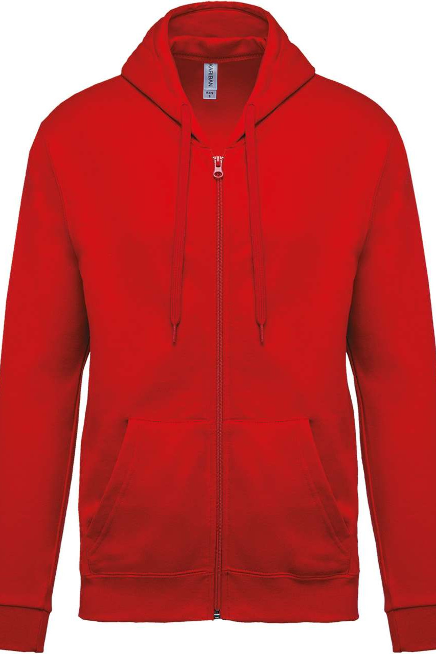 FULL ZIP HOODED SWEATSHIRT