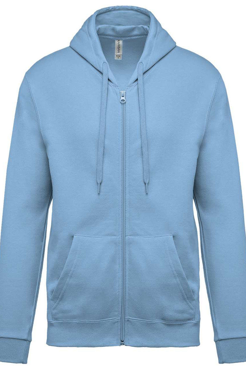 FULL ZIP HOODED SWEATSHIRT