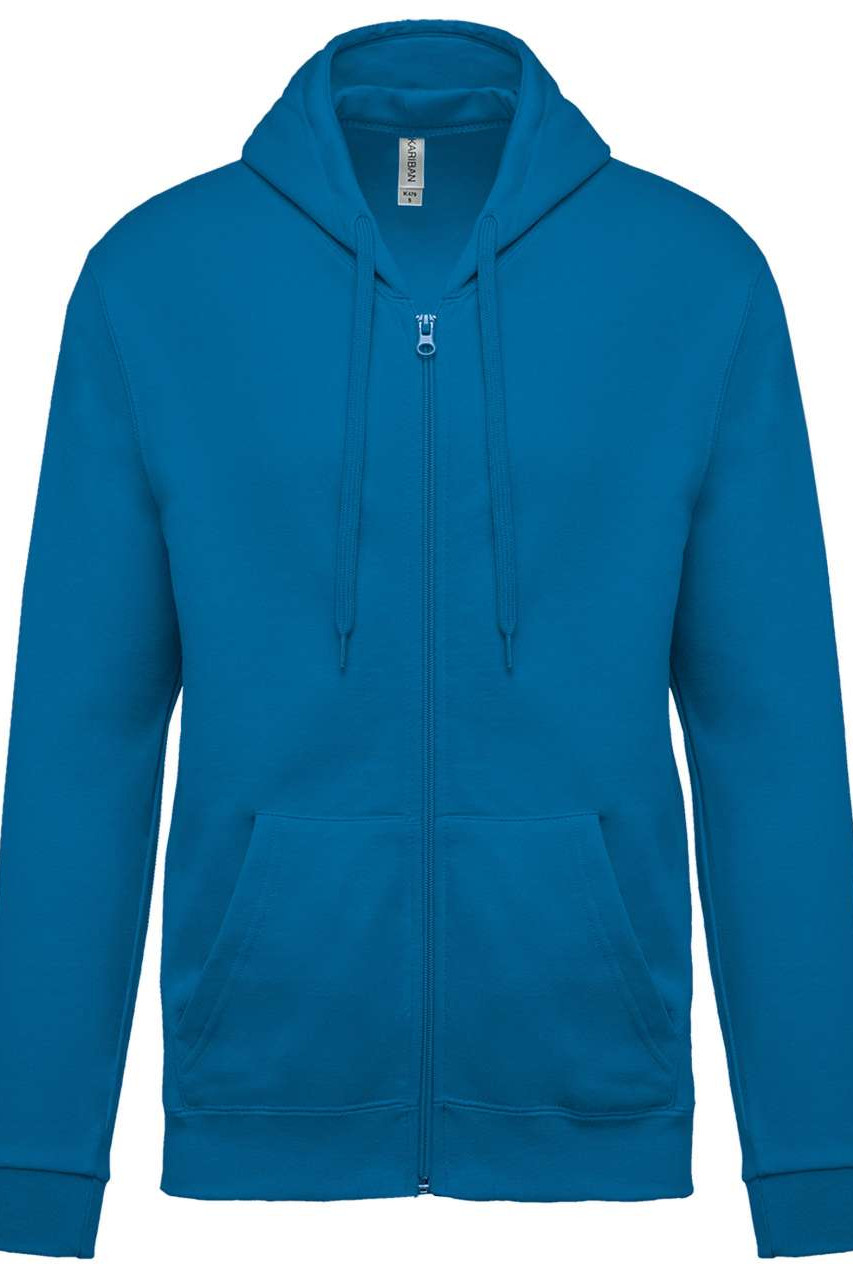 FULL ZIP HOODED SWEATSHIRT