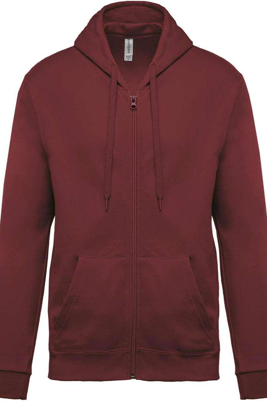 FULL ZIP HOODED SWEATSHIRT