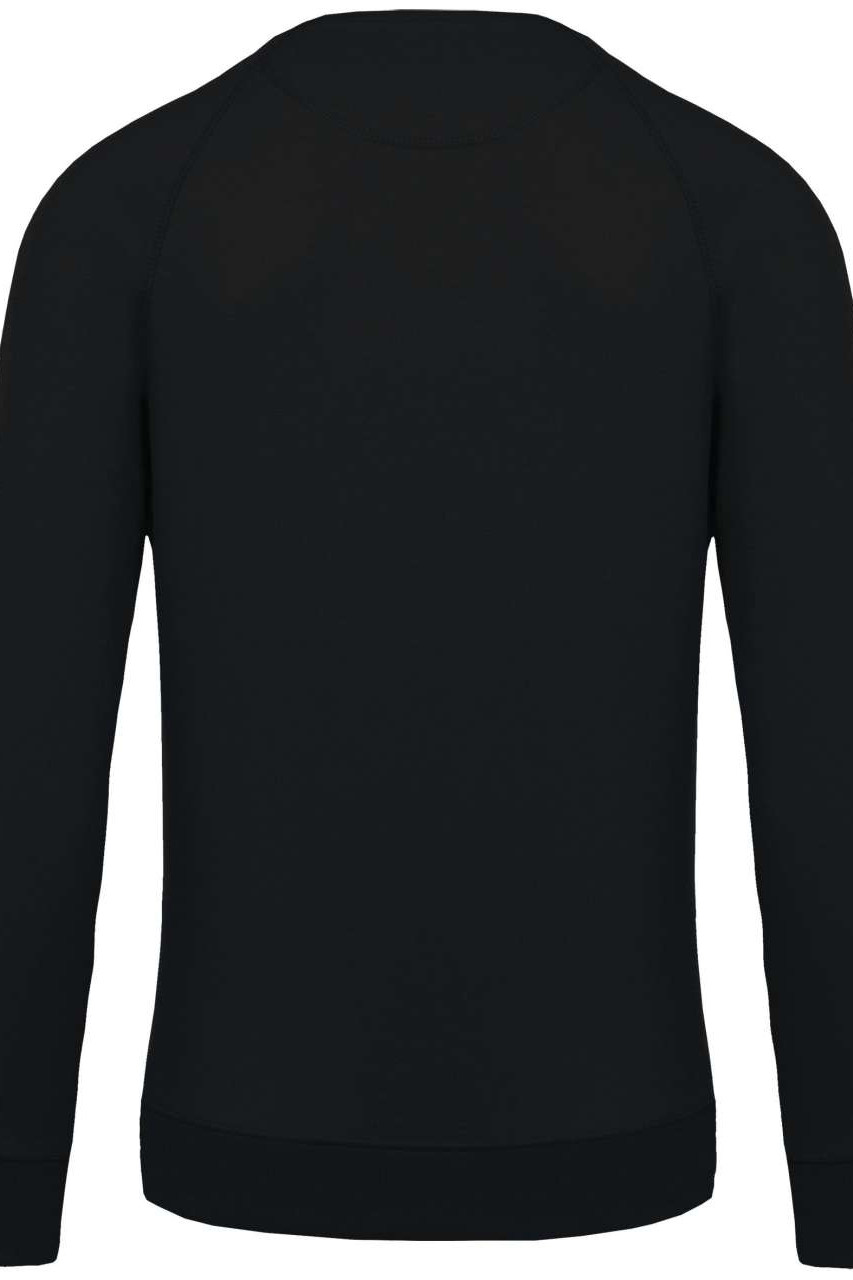 MEN'S ORGANIC COTTON CREW NECK RAGLAN SLEEVE SWEATSHIRT