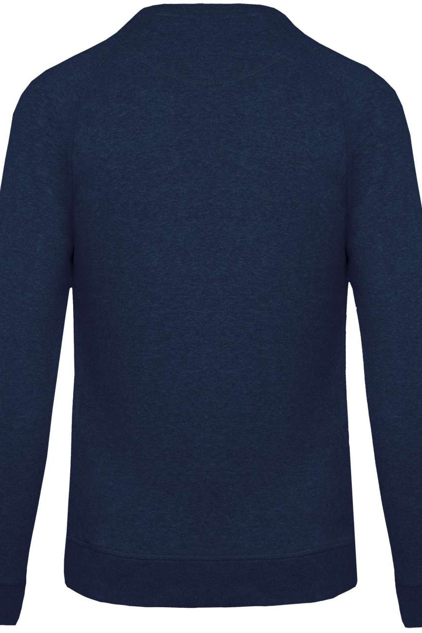 MEN'S ORGANIC COTTON CREW NECK RAGLAN SLEEVE SWEATSHIRT
