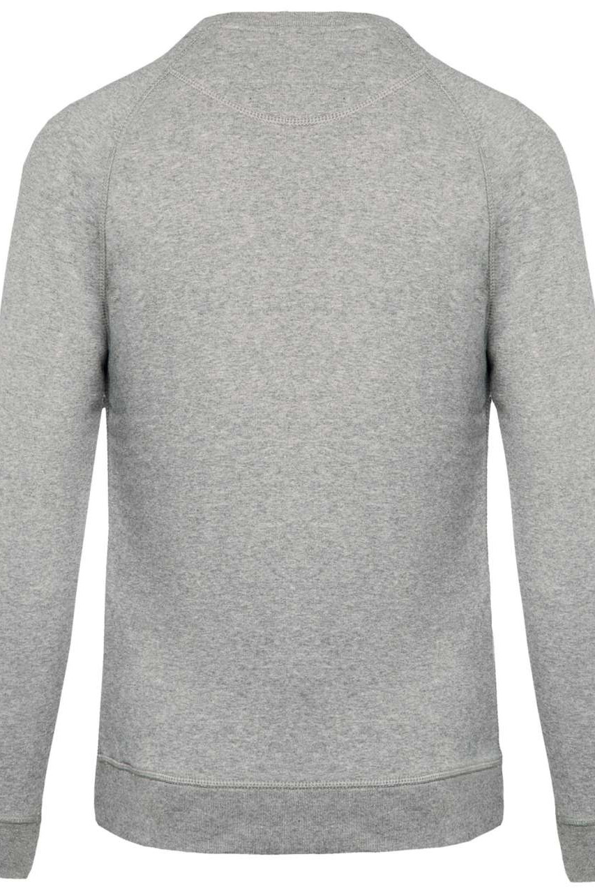 MEN'S ORGANIC COTTON CREW NECK RAGLAN SLEEVE SWEATSHIRT