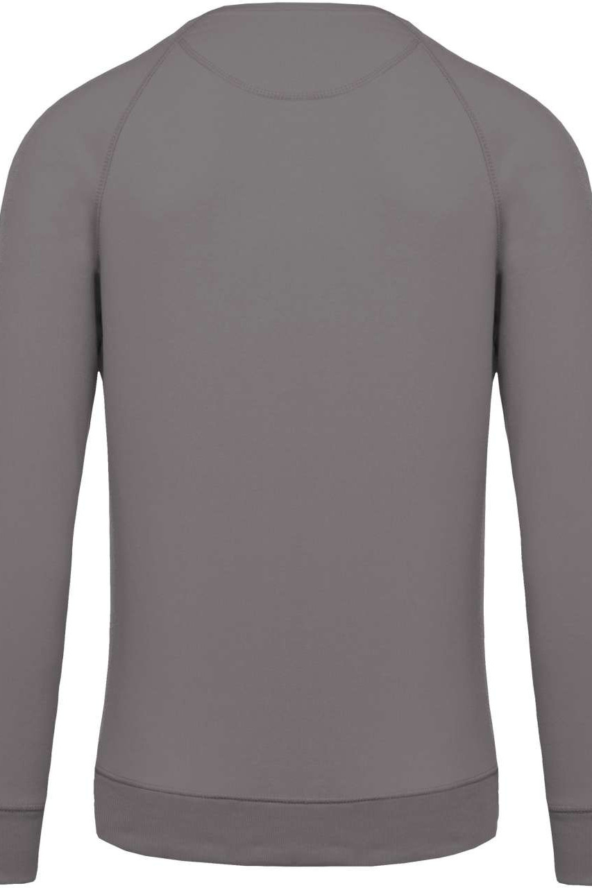 MEN'S ORGANIC COTTON CREW NECK RAGLAN SLEEVE SWEATSHIRT