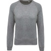 LADIES’ ORGANIC COTTON CREW NECK RAGLAN SLEEVE SWEATSHIRT