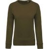 LADIES’ ORGANIC COTTON CREW NECK RAGLAN SLEEVE SWEATSHIRT