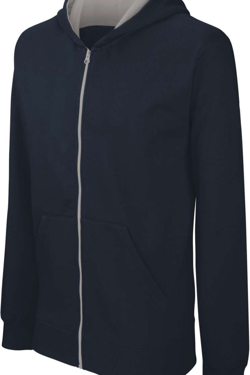 KIDS' FULL ZIP HOODED SWEATSHIRT