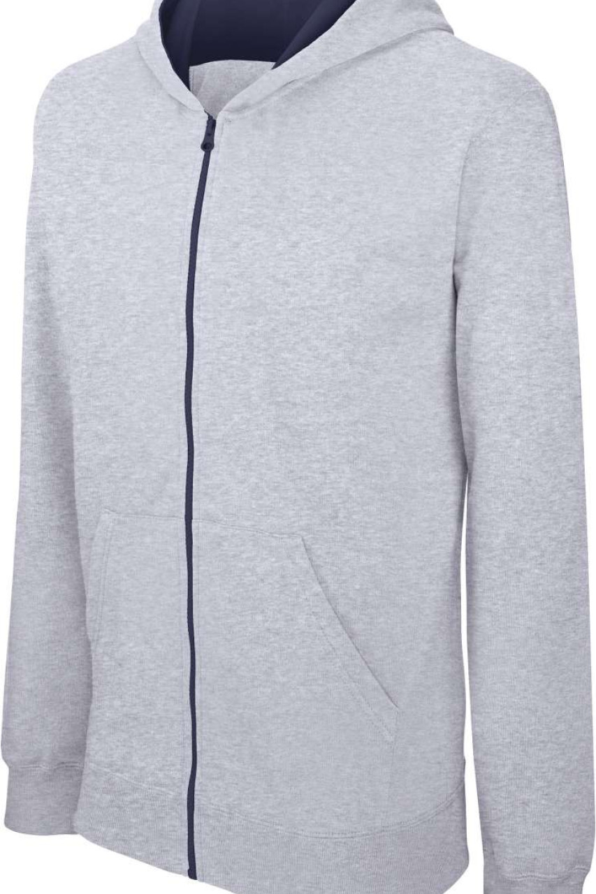 KIDS' FULL ZIP HOODED SWEATSHIRT