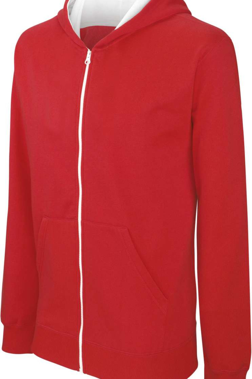KIDS' FULL ZIP HOODED SWEATSHIRT