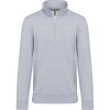 ZIPPED NECK SWEATSHIRT