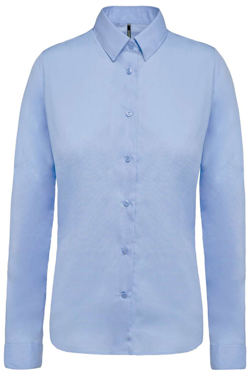 LADIES’ LONG-SLEEVED COTTON POPLIN SHIRT