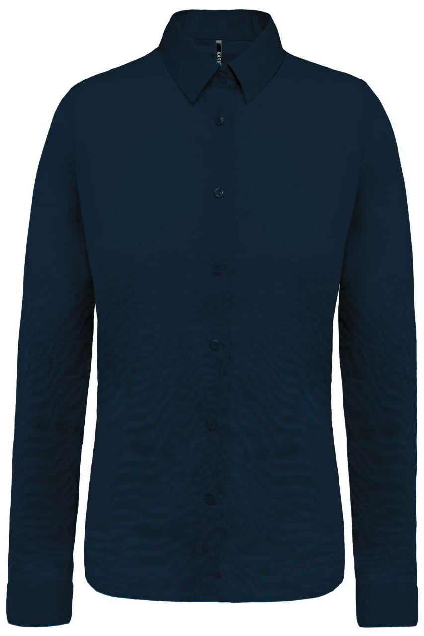 LADIES’ LONG-SLEEVED COTTON POPLIN SHIRT