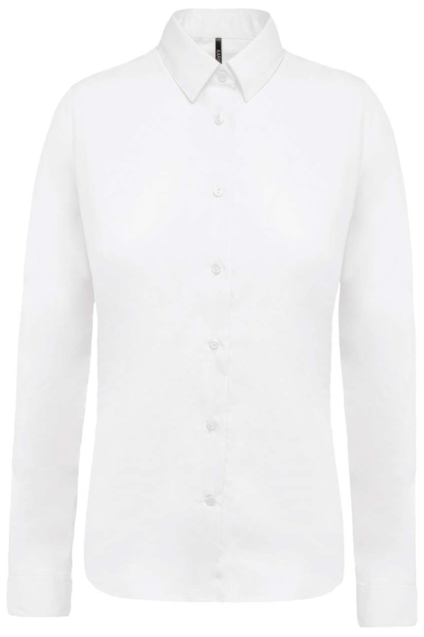 LADIES’ LONG-SLEEVED COTTON POPLIN SHIRT