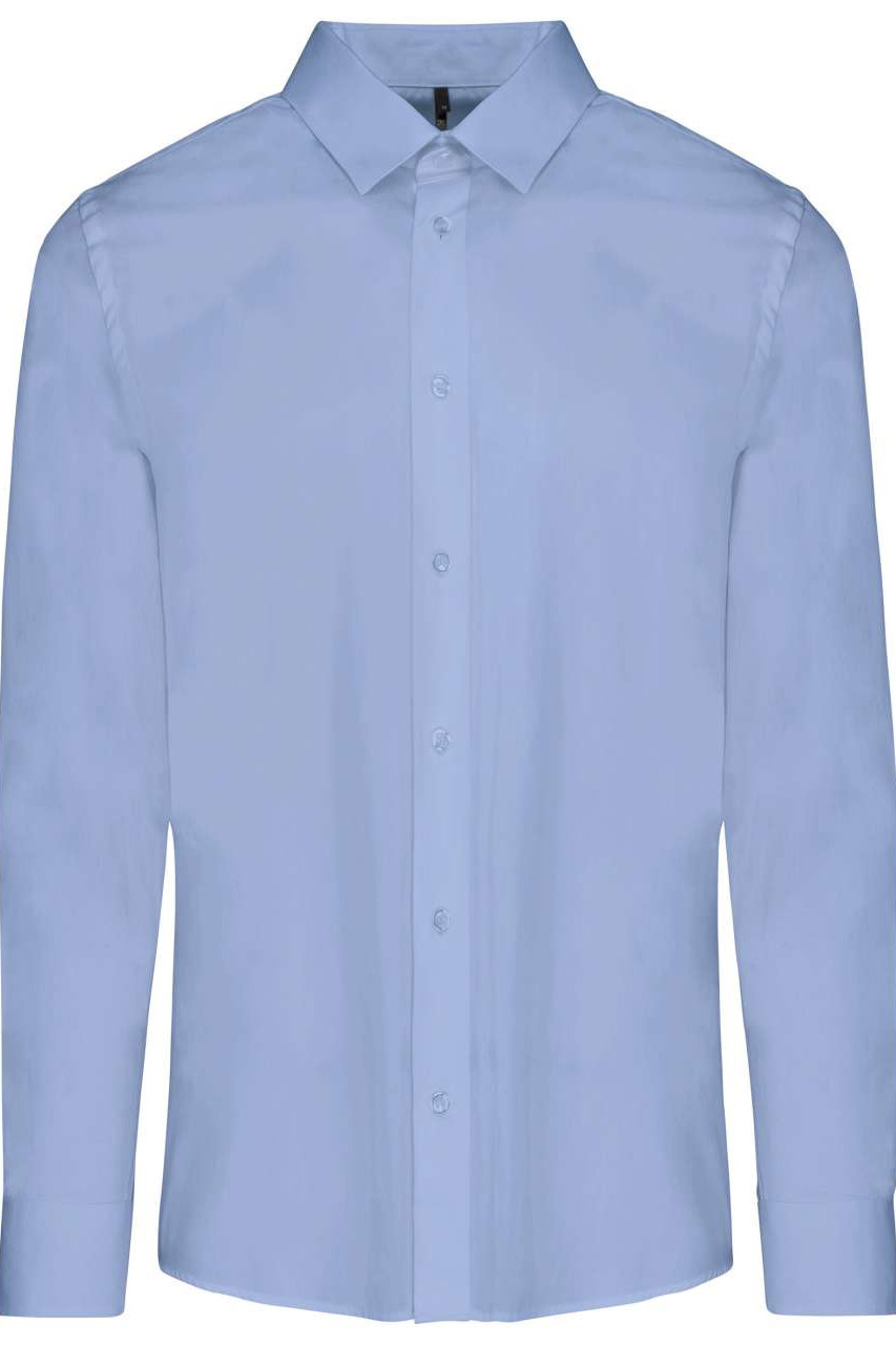 MEN’S LONG-SLEEVED COTTON POPLIN SHIRT