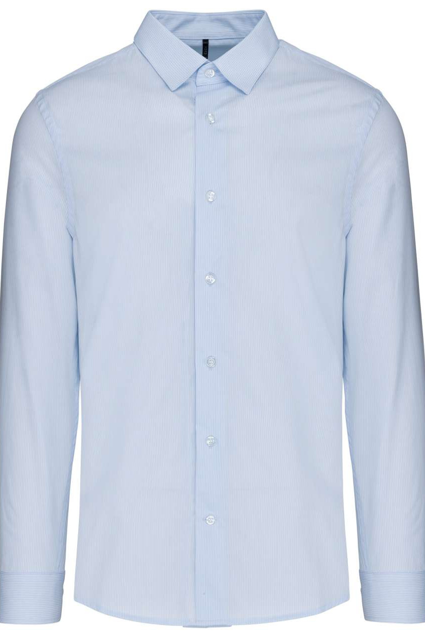 MEN’S LONG-SLEEVED COTTON POPLIN SHIRT