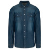 MEN'S LONG-SLEEVED DENIM SHIRT