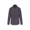 LONG-SLEEVED COTTON/ELASTANE SHIRT