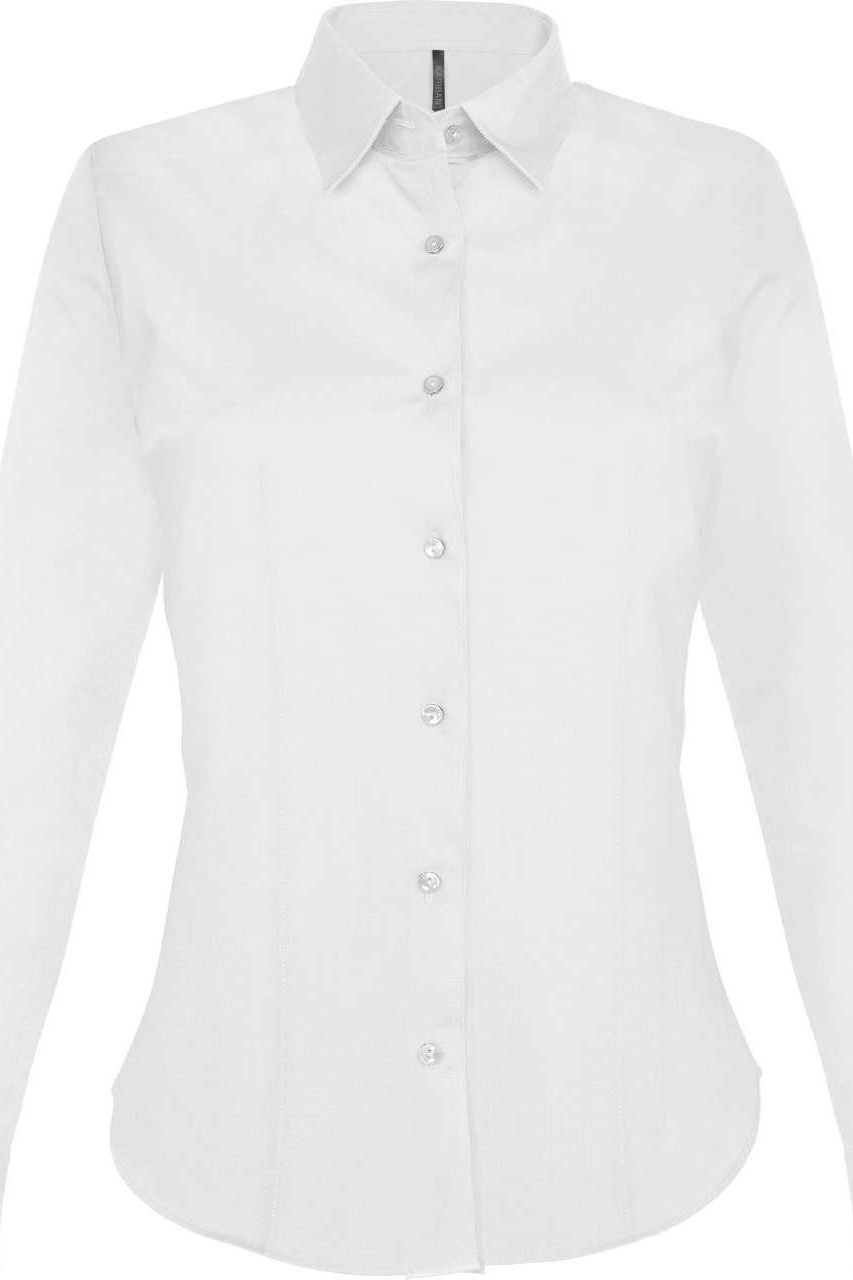LADIES' LONG-SLEEVED STRETCH SHIRT