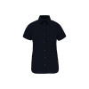 LADIES' SHORT-SLEEVED COTTON/ELASTANE SHIRT
