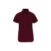 LADIES' SHORT-SLEEVED COTTON/ELASTANE SHIRT