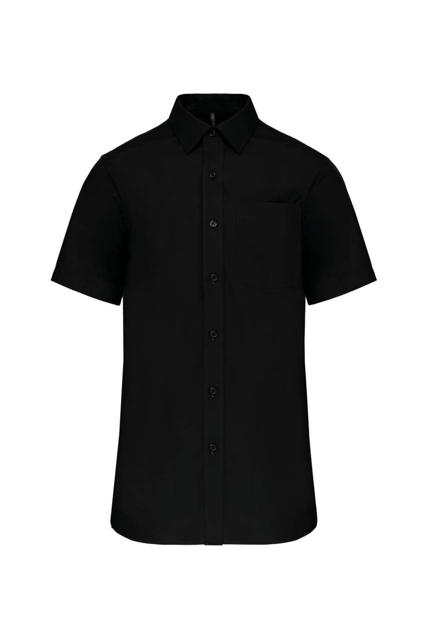 MEN'S SHORT-SLEEVED COTTON POPLIN SHIRT