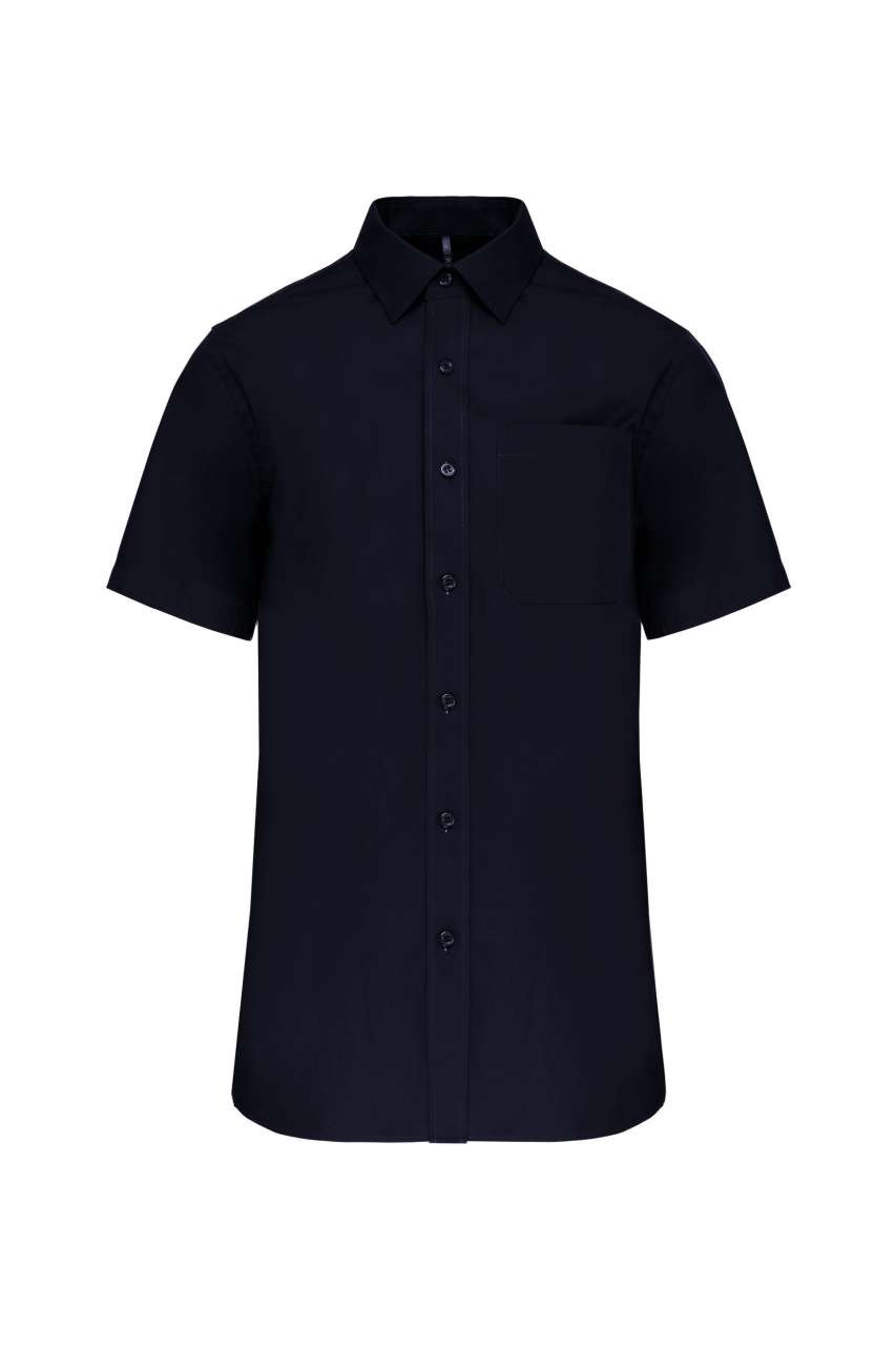 MEN'S SHORT-SLEEVED COTTON POPLIN SHIRT