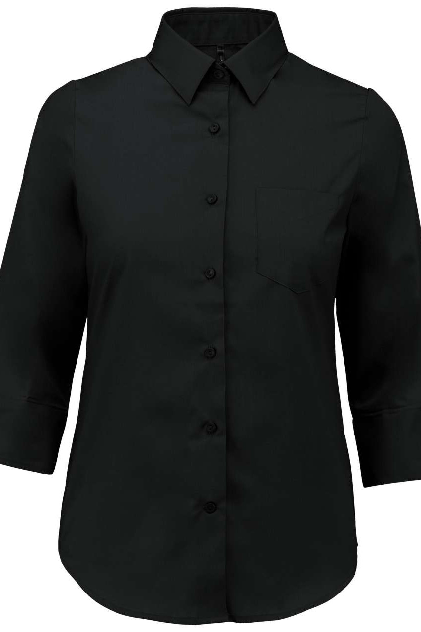 LADIES' 3/4 SLEEVED SHIRT