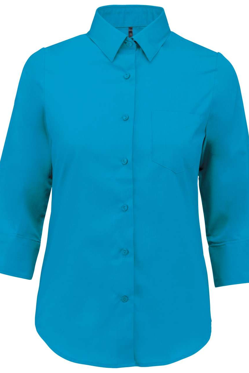 LADIES' 3/4 SLEEVED SHIRT