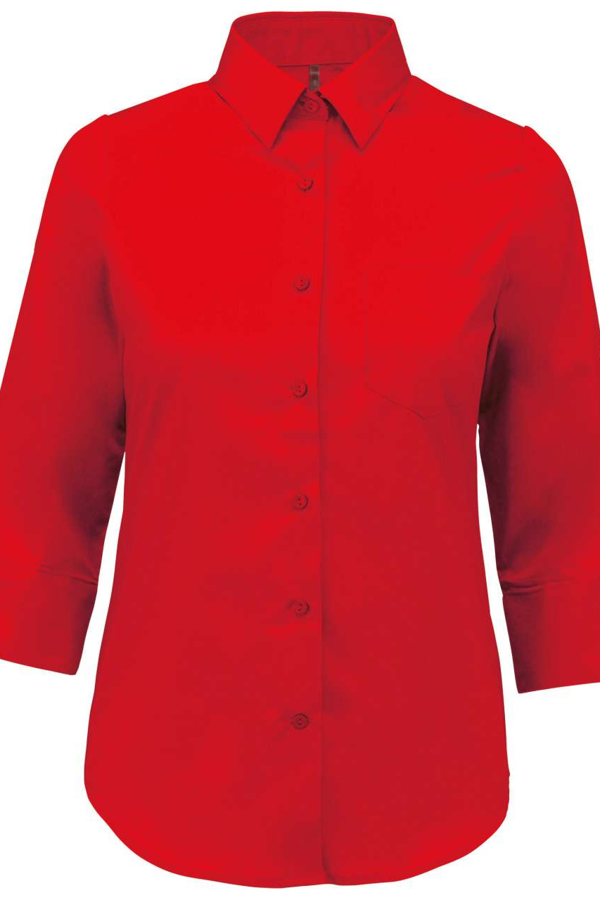 LADIES' 3/4 SLEEVED SHIRT