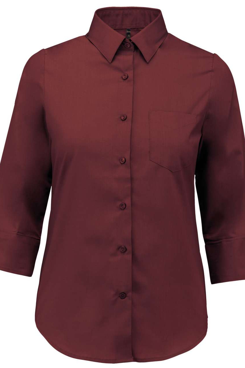 LADIES' 3/4 SLEEVED SHIRT