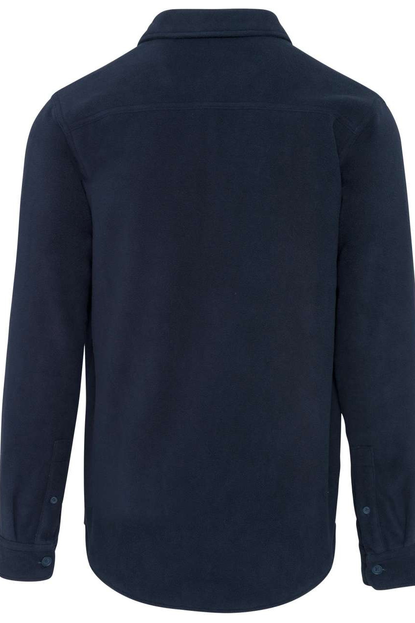 SHERPA-LINED FLEECE OVERSHIRT