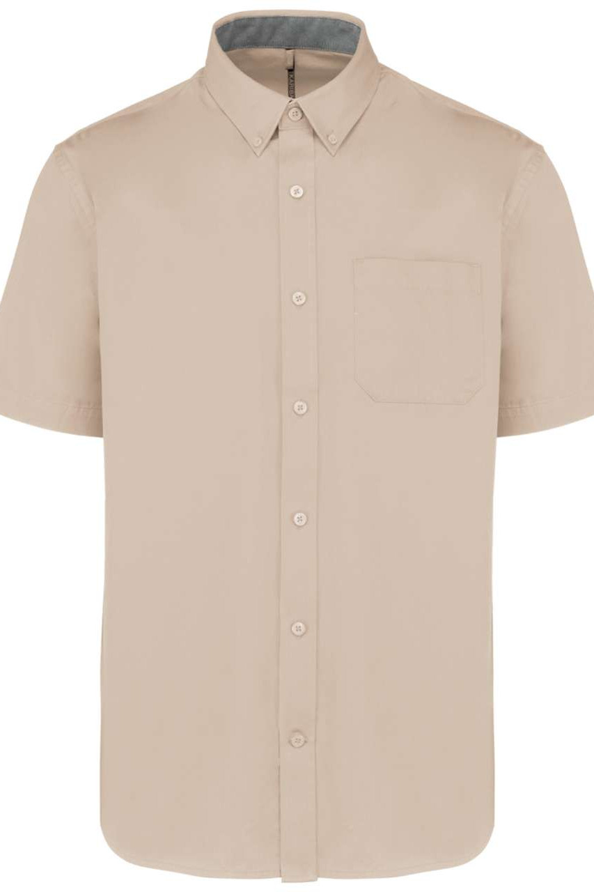 MEN'S ARIANA III SHORT-SLEEVE COTTON SHIRT