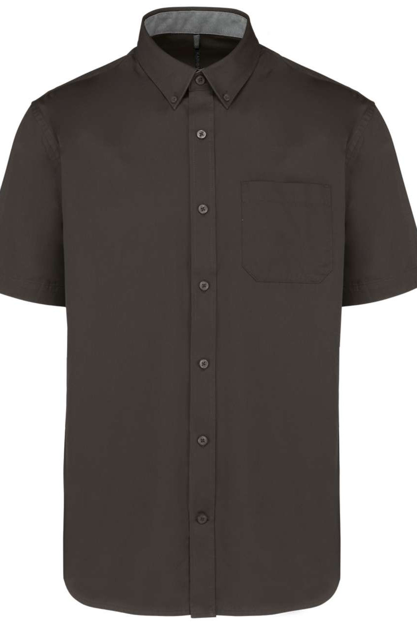 MEN'S ARIANA III SHORT-SLEEVE COTTON SHIRT