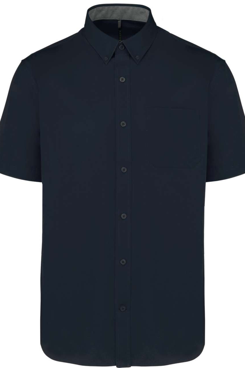 MEN'S ARIANA III SHORT-SLEEVE COTTON SHIRT