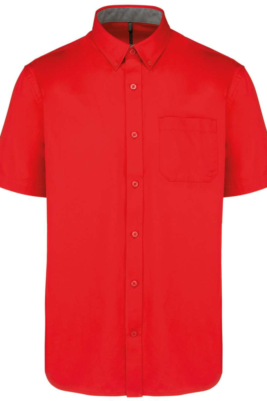 MEN'S ARIANA III SHORT-SLEEVE COTTON SHIRT