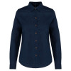 LADIES' LONG SLEEVE LINEN AND COTTON SHIRT