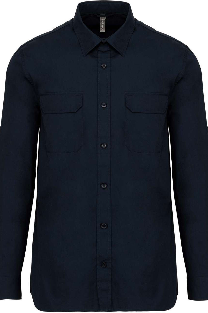 MEN'S LONG-SLEEVED SAFARI SHIRT