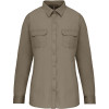 LADIES' LONG-SLEEVED SAFARI SHIRT